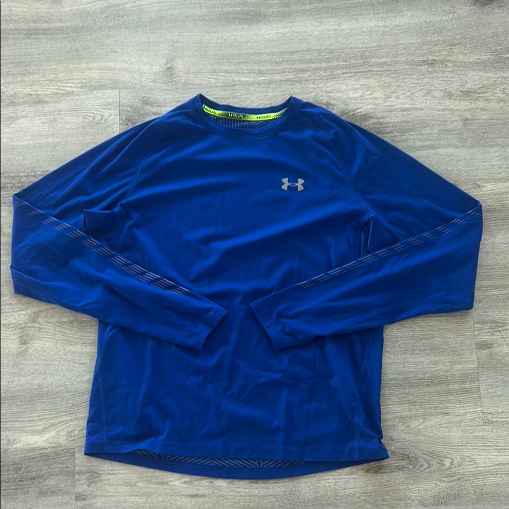 Under Armour Cold Gear Tech Royal Blue Performance Top